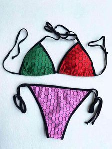 Yaz Bikinis Kadın Tasarımcı Mayo Seksi Bandeau Bikini Mayo Bayan Yüzme Seti Femme Yüzme Giyim Suitmixed Lüks Markalar Mayo Boyutu S-XXL