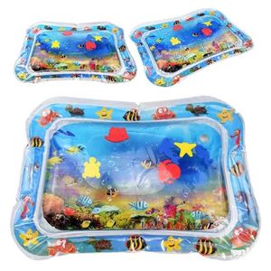 Creative Water Mat Baby Inflatable Patted Pad Baby Inflatable Water Cushion Infant Play Mat Toddler Funny Pat Pad Toys 210402