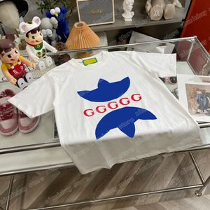 22SS Men Mulheres Designers T Camisetas Tee Big Letter Imprimir manga curta Crew de rua de rua preto Apresentante xinxinbuy xs-l