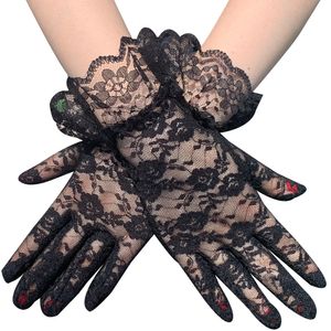Bridal Gloves Elegant Summer Women Lace Gloves for Wedding Dinner Gloves