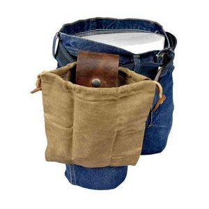 Katlanabilir erkekler kalça çantası fanny paketi deri tuval taktik çoklu araçlar kasa kemeri çantası açık hava 220610