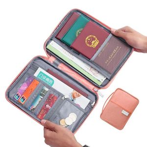 Владельцы карт Travel Wallet Family Passport Holder Creative Waterproane Document Case Accessories Accessories Bag Card HolderCard