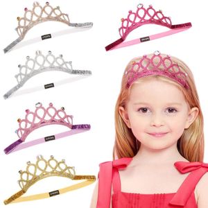 Crown Birthday Party Baby Girl Girl Head Band Hair Accessories Roupas Band Recém -nascido Cabeças Tiara Headwrap Gift Gift