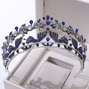 Винтажная бронза Crystal Butterfly Tiara Crowns Rhinestone Tiaras Женская вечеринка PROM Свадебные аксессуары для волос