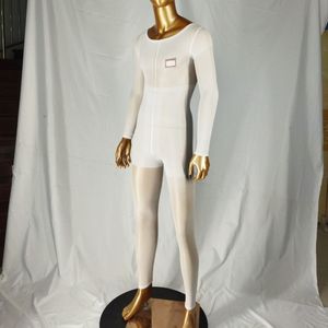 Aksesuarları Parçaları Beyaz Vücut Rulo Masaj Kostüm Vücut Şekli Terapi Makinesi için Kostüm Vakum Zayıflama Takımı Farklı Boyutu Vela Elbise Satılık Naylon ve Spandex