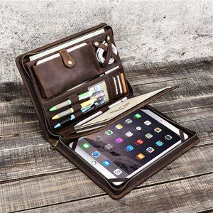 Case Suitable for Apple iPad Pro protective cover leather all-inclusive multi-function storage Suitable to 9.7"/10.5"/11" tablet pen slot zipper flat leather cases