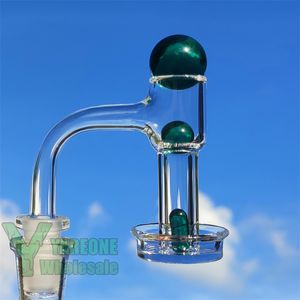 Terp buharlaştırıcı mermer seti ile alevlendirilmiş vakum kase kuvars banger tam kaynak terp inciler 10mm 14mm erkek dikişsiz eğimli kenar slurp dab çiviler yareone toptan