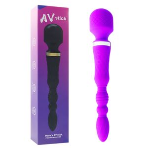 AV Vibrator Женский массаж частные части магический палочка G Spot Stimulator для взрослых мастурбационных устройств эротические сексуальные продукты для флирта