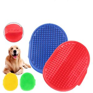 Pet Beauty Tools Washer Dog Cat Massage Brush Comb Cleaner Puppy Wash Tool Soft Gentle Silicone Bristles Quickly Cleaing Brushs VTMTL0154