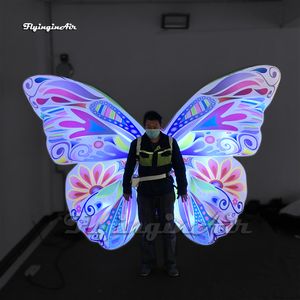 Ходячие светодиодные надувные бабочки