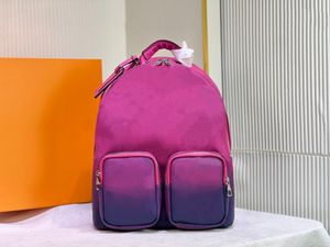 Mochilas DISCOVERY de luxo masculinas, designer feminina, moda, couro genuíno, mochila de viagem, clássico, estampado, esportes ao ar livre, caminhada, escola, mochilas masculinas