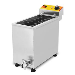 Yeni Ürünler Gıda İşleme Ticari Elektrikli Peynir Hotdog Fritöz Makinesi