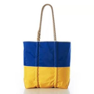 Роскошная дизайнерская сумочка украинская флажковая сумка сумки сумки Canvas Shopping Bags Сумки для хранения модные пакеты с большими емкостью 0427