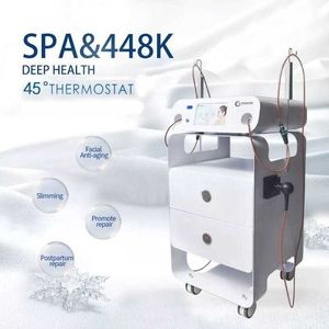 Yeni SPA448K Indiba Yağ Çıkarma Zayıflama Sistemleri Hücre Rejenerasyon Sıcaklık Kontrolü Teşvik Ediyor Tecar Terapisi şekillendirme RF Aleti