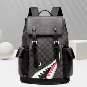 Moda Sırt Çantaları Tasarımcı Back Pack Erkek Sıcak Satış Trend Korean Boş Zaman Büyük Kapasiteli Öğrenci Okul Çantası