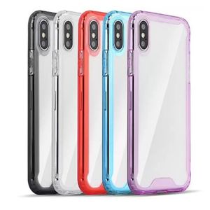 İPhone 13 Pro Max Case Acrilik TPU 2 için net silikon telefon kasaları iPhone 11 için 1 telefon kapağında Samsung kapağı