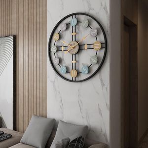 Настенные часы европейские железные часы часы скандинавские минималистские творческие висящие horloges