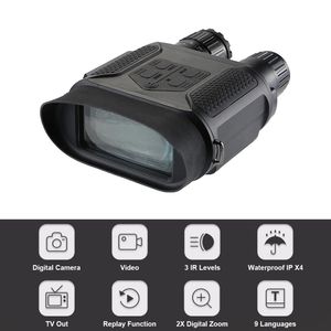 7x31 NV400B Infored Dijital Avcılık Gecesi Görme Kapsamı Binoküler 2.0 LCD Taktik Gün Gece NV Gözlükleri Teleskop Ir Binoküler Kamera Video Kaydedici Avcı
