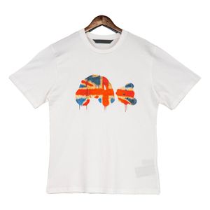 Erkek T gömlek Tasarımcı tshirt Genç Erkekler Erkek Kız için palmiye gömlekleri Tee Baskı Tops P Büyük Boy Nefes Rahat Melekler T-Shirt % 100 Saf Pamuk Boyut XS S M XL