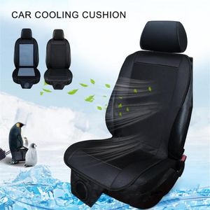 Araba koltuğu kapaklar 12V soğutma yastık kapağı hava havalandırılmış fan şartlandırılmış tüm arabalar için koşullu soğutucu ped