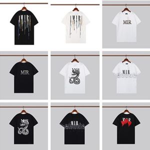 2022 YENİ Mens Womens Tasarımcı T shirt Baskılı Moda erkek T-shirt Pamuk Casual Tees Kısa Kollu Lüks Hip Hop Streetwear Tişörtleri