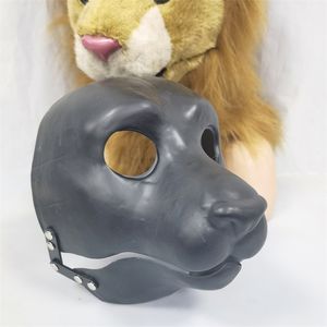 Máscara de máscara em branco da boca em movimento de animal DIY MOLF MOLD MOLD do pacote de conjuntos de leões de desenhos animados Faça sua própria máscara de Halloween molde 220812