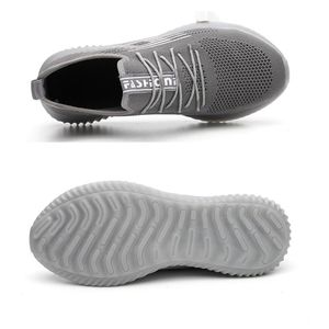 Jackshibo Erkekler İçin Nefes Alabilir Erkek Çelik Toe Cap Conste Shoes Emniyet Botları Çalışma Antistashing Y200506 Gai Gai Gai
