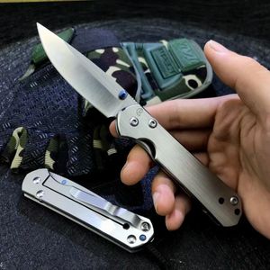 Cr! Chris Reeve Sebenza 21 Küçük Cr Katlanır Bıçaklar M390 CNC Frezeleme BM3300 3310 Kamp Avcılık Knifes EDC Araçları