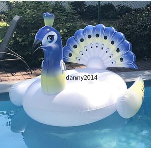 200cm flutuante pavão colchão inflável pavão anéis de natação flutuadores flutuadores cadeira de lazer cadeira de cisne anel de swan piscina tubos praia brinquedo