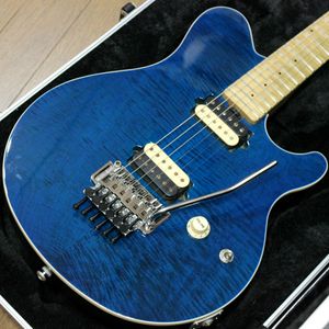 Music Man Axis USA Trans Blue Electric Guitar