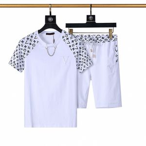 2022 tasarımcı Tişörtü Ter Erkek Eşofman Giyim Erkekler kısa Eşofman Ceketler Spor Setleri Koşu Hoodies Takım Elbise Marka Yaz L654