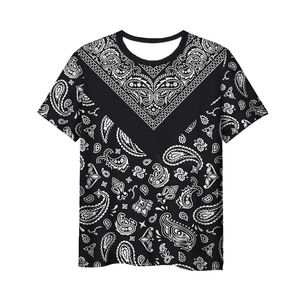 Yeni 3D Baskı Nedensel Giyim Bandana Desen Moda Erkek Kadın T-shirt Artı Boyutu Boyut S-7XL 011