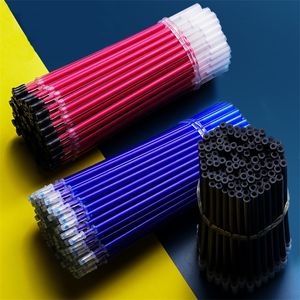 100-Pack 0.5mm Erasable Gel Pen Refills - High Capacity, Washable Ink, Blue and Black