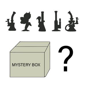 Şanslı Mystery Box Rastgele Gönder Hookahs Heady Cam Bongs Yağ Dab Teçhizatlar Sürpriz Kutular Çok Sigara Borular Su Boruları Sigara Aksesuarları