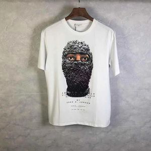 Hip Hop ih nom uh nit RELAXED T shirt SS Yaz Tarzı Erkek Kadın İnci Maske Baskılı Üst Tees 220616