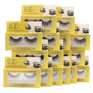 3D mink cílios 16 estilos por atacado pestanas Cruely Free Natural Longo Faux Mink Lash Tira Completa Ultra Wispies Fluffy Eye Falso Olho de Olho Cílios Maquiagem Extensão