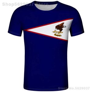 Amerikan Samoa T Shirt Ücretsiz Özel Yapım İsim Numarası Beyaz Siyah Samoan Giyim Asm DIY T-Shirt Baskı Metin Kelime Bayrağı Giysileri 220702