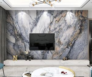 Мраморные 3D обои росписью гостиной спальня диван телевизор фона высококлассный материал HD рисунок печать эффект Papele de Parede 3D наклейки стены