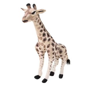 Aynı simülasyonla hayvanat bahçesi hayvan zürafası peluş oyuncak dev zürafalar bebek çocuk hediye süsleri ev dekorasyonu 39inch 100cm