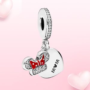 925 Silver Charm Fare Bow Mom Sehşet Charm Cheape Jewelry Orijinal Fit Pandora