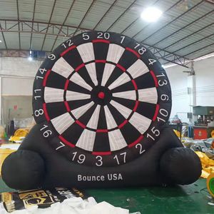 Açık Mekan Oyunları 3.5m PVC Şişirilebilir Dart Board Sports Set Futbol Sokağı Hedef Dart Panoları Futbol Dart Eğlenceleri