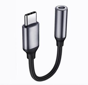 USB Tip C adaptörü 3,5mm AUX Ses Kulaklık Jakı Android Mac Cihazları