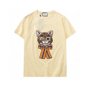 Ucuz Tasarımcı Erkek Tişörtleri Tasarımcıları Yaz Erkek Kadınlar Artı Boyut Tees Gevşek Tee G Moda Adam Gündelik T Shirt Luxurys Giyim Sokağı Kısa