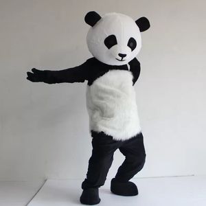 Maskot Kostümleri Çin Dev Panda Maskot Kostüm Toptan Yeni Sürüm Noel Maskot Kostüm Tema Mascotte Karnaval Elbise