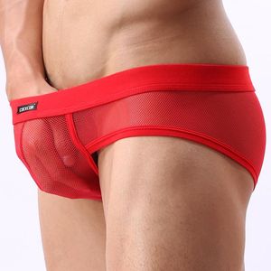 Underpants 10pcs Men Men Sexy Roupa Transparente Penis Low Penis Poque Nylon Spandex Bikini T296 Runderpants