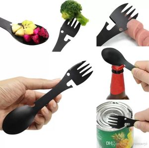 Fork Survival Multifunctional Spoon Knives Portable Camping Tools Cookware Spork Multi-Function Portable Tool
