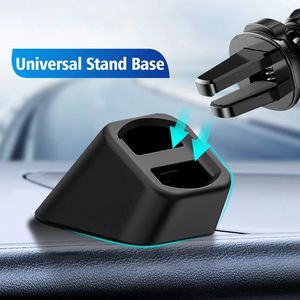 Supporto per telefono portatile per auto 17mm Base con testa a sfera Supporto per presa d'aria automatica Supporto per cruscotto Base di aspirazione Accessori per staffa antiscivolo