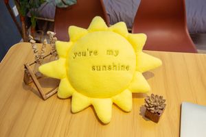 Фаршированные животные игрушки плюшевые милые около 45 см мультипликационные радужные звезда солнце