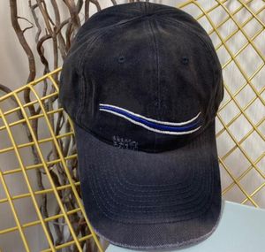Tasarımcı Denim Beyzbol Kapakları Kadınlar ve Erkekler İçin Şapkalar Günlük Takım Kapağı 2022 Yeni Vintage Erkekler Bayanlar Mektuplar Nefes Alabilir Güneş Şapkası Top Şapkası