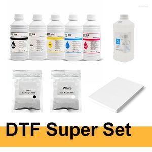 Cartuchos de tinta Kit DTF Melt Powder Cleaning para impressão de animais de estimação de impressão de filme de transferência direta e